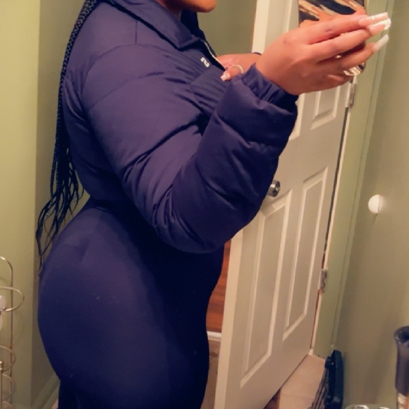 Shane Justin puffer jumpsuit Navy - Picture 8 of 8